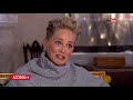 sharon stone laughs for 10 straight seconds when asked if she s been sexually harassed access