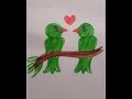 Parrot drawing | Prarthana Art and Craft