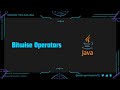 Bitwise Operators | Java | #education #java #bitwiseoperators