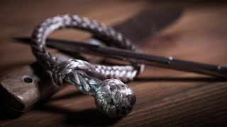 Softschäkel/Tauwerkschäkel bauen. How to tie a soft shackle. Diamantknoten Diamond knot. Dyneema