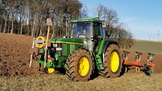 FarmVlog#108 Pflügen mit Joni 6810 und 4 schar pflug