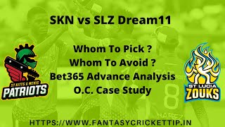 CPL 2020 : Match 7 - SKN vs SLZ Dream11 Prediction