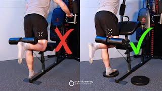 Marcy Home Gym Leg Curl | Hack for Hamstrings