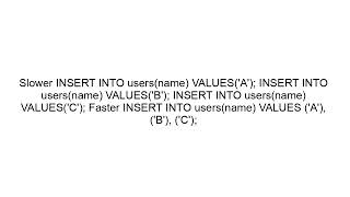 How to Improve SQLite INSERT Performance (Fast Bulk Inserts)