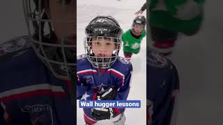 6 year old hockey player gives “wall huggers” ice skating tips