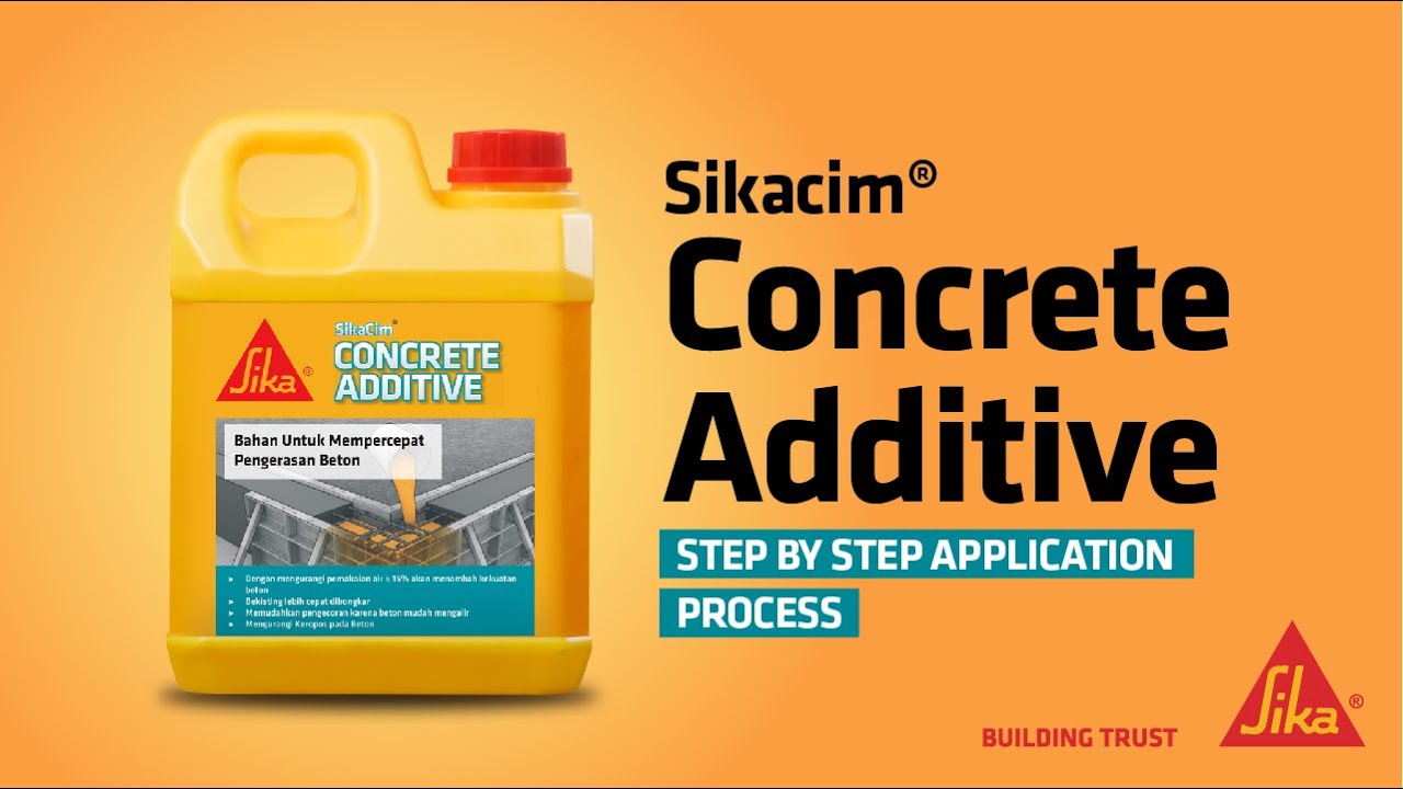 SikaCim® Concrete Additive - Application Process - YouTube