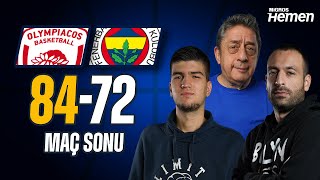 FENERBAHÇE BEKO'DAN VEDA! Olympiacos 84 - 72 Fenerbahçe Beko Maç Sonu Canlı I Euroleague Basket