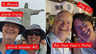 Rio de Janeiro New Years Party and Christ the Redeemer Tour #ultimateworldcruise #royalcaribbean