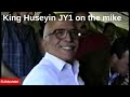 king hussein jy1 on the mike ham radio