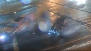 Delaware: Bad Driver Red Light & Crashes Head-on Into Innocent Driver