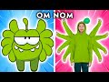 SUPER OM NOM - Funniest Momments of Om Nom (Cut The Rope)! | OM NOM WITH ZERO BUDGET | Woa Parody