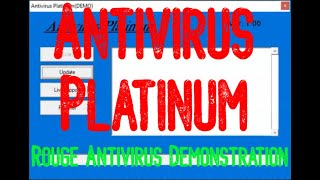 Antivirus Platinum | Rogue Antivirus Demonstration