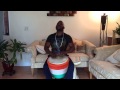 Eric Bli Bi Gore West African Djembe Drum