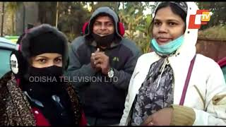 Tourists Enjoy Sub-Zero Temperature At Mount Abu