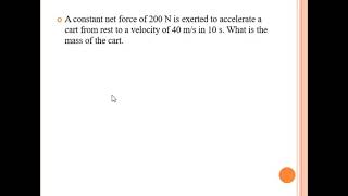 Newton's laws problem solving