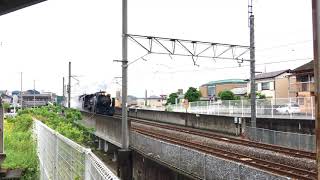 2018.5.9 両毛線 「SL本物の出会い栃木号」試運転 回送 D51498