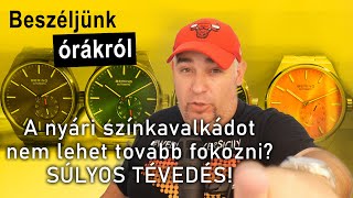 A nyári színkavalkádot nem lehet tovább fokozni? SÚLYOS TÉVEDÉS! - Bering 19441 - Beszéljünk órákról