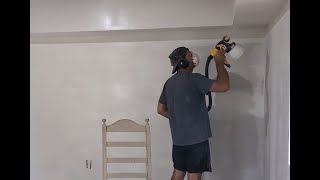 Episode 87   Painting with a spray painter a tiny home