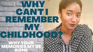 "Why Can't I Remember My Childhood? Dissociative Amnesia 101 | Psychotherapy Crash Course