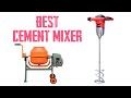 ✅ 5 BEST CEMENT MIXERS IN 2022 | BEST CONCRETE MIXER 2022 💦