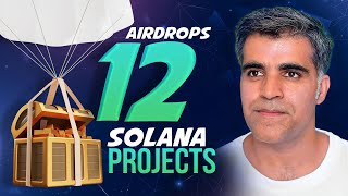 Top 12 Solana (airdrops) uncoming Projects 2024 - Airdrops Farming Guide | Crypto1O1