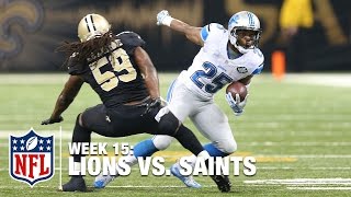 Theo Riddick Jukes So Hard Saints LB Dannell Ellerbe Almost Falls | Lions vs. Saints | NFL