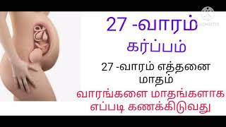 27 week pregnancy in tamil/27 week baby development during pregnancy in tamil