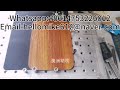 RF metal tube Galvo CO2 laser wood engraver machine