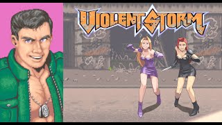 바이올런트 스톰 레벨8 노다이 올클리어 원코인 [카일 스타일] Violent Storm all Hardest Kyle Style No Death playthrough