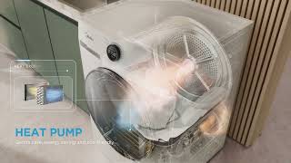 MF200 washing machine and dryer