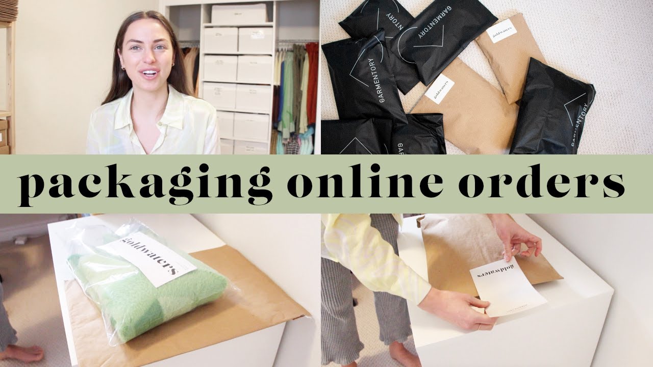 PACKAGING MY ONLINE ORDERS | Tips & Tricks, Stock Organization ...