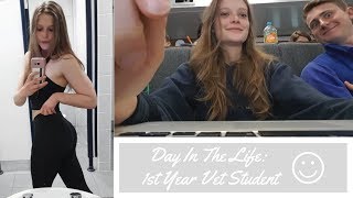 Day in the Life // Vet Student // Vegains