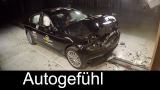 BMW 5-series crash test 5/5 stars Euro NCAP 5er BMW - Autogefühl