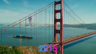 Evolution of Golden Gate Bridge Collapse