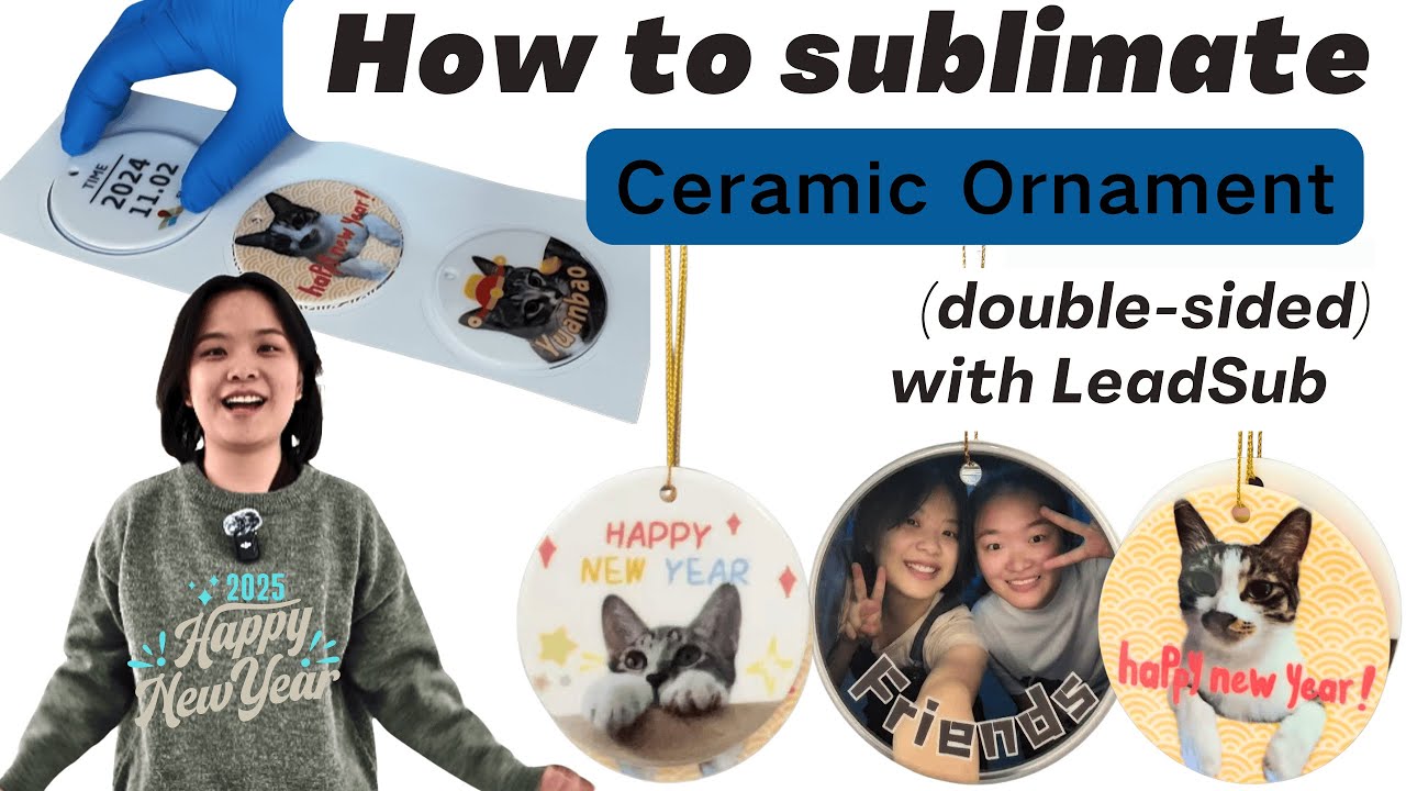 How To Sublimate Double Sided Ceramic Ornaments Step By Step Guide By