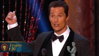 Matthew McConaughey Out of This World Speech Best Actor 2014 SAG Awards