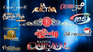 Bandas Romanticas Mix 2024 - Banda MS, Carin Leon, Grupo Firme, La Adictiva, Banda El Recodo Y Mas