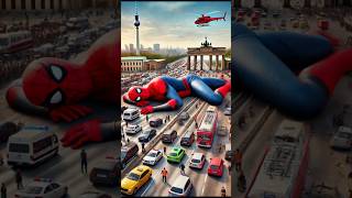 BS276 Spidey’s Nap Time Traffic Chaos in Berlin! 🕷️🚦🤣#marvel #spiderman #avengers #byestuck