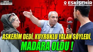 BÜYÜK REZALET! Apo'nun Kardeşini Savunan Türk Askeri! Eskişehir Sokak Röportajları