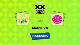 Highlights: 26th Match, Joburg Super Kings vs Paarl Royals | 26th Match, JSK VS PR