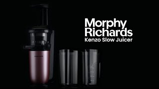 Morphy Richards Kenzo Slow Juicer Demo Video