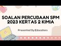 Perlis 2023 (Soalan 1) | Kertas 2 Bahagian A : Jirim dan Struktur Atom