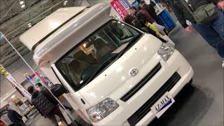 【大阪ｷｬﾝﾋﾟﾝｸﾞｶｰｼｮｰ 2019】トヨタ ライトエース トラック M・モルーヴァ（M・HORUEVA）4名対座タイプ キャブコンバージョンの紹介