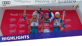 Highlights | Rebensburg outduels Shiffrin to win in Killington | FIS Alpine