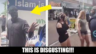CHOAS Erupts After Islamist Preacher Says To Girls They "Deserve To Be R**ED" For Wearing Shorts.