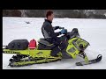 【スノーモービル】ターボ搭載のモービル凄すぎた。テクニックもヤバい！Snow mobile