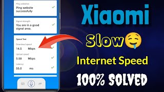 Redmi mobile slow internet speed problem fix | boost net speed in Xiaomi
