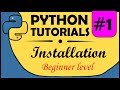 Installing python | Beginner Python programming tutorials | #1