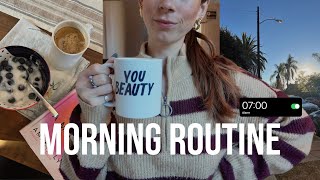 balanced \u0026 realistic 7am morning routine