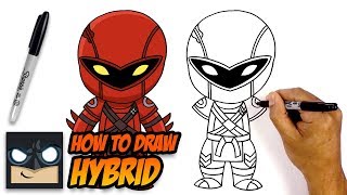 How to Draw Fortnite | Hybrid | Step-by-Step